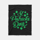 St Patricks Day Fleece Deken (Voorkant)