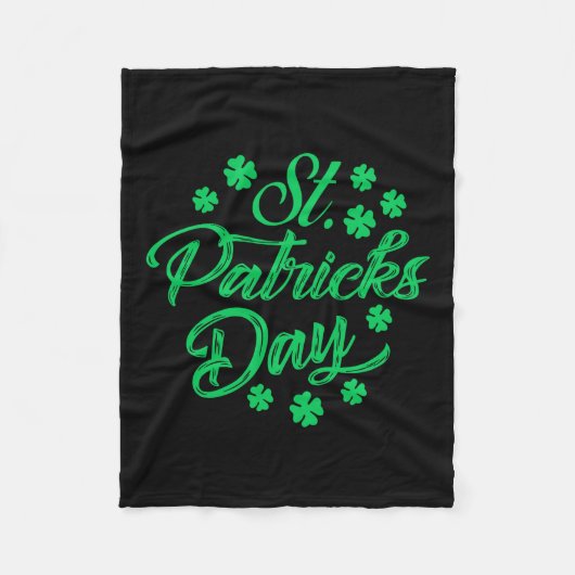 St Patricks Day Fleece Deken (Voorkant)