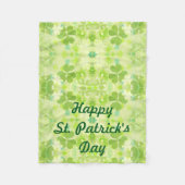 St Patrick's Day Fleece Lap Blanket for Wheelstoel (Voorkant)