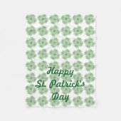 St Patrick's Day Fleece Lap Blanket for Wheelstoel (Voorkant)