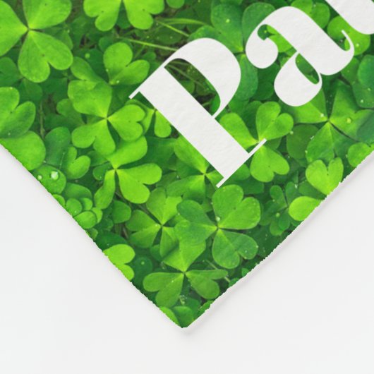 St Patricks Day Fleece Lap Deken voor Rolstoel (Hoek)