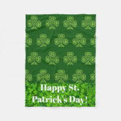 St Patricks Day Fleece Lap Deken voor Rolstoel (Voorkant)