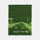 St Patricks Day Fleece Lap Deken voor Rolstoel (Voorkant)
