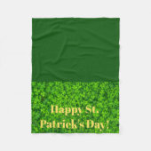 St Patricks Day Fleece Lap Deken voor Rolstoel (Voorkant)