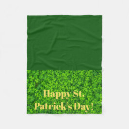 St Patricks Day Fleece Lap Deken voor Rolstoel