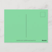 ST. PATRICK'S DAY FOLK ART SHAMROCKS N' LADYBUGS BRIEFKAART (Achterkant)