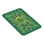 ST. PATRICK'S DAY FOLK ART SHAMROCKS N' LADYBUGS MAGNEET (Rechterzijde)