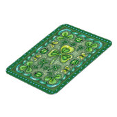 ST. PATRICK'S DAY FOLK ART SHAMROCKS N' LADYBUGS MAGNEET (Linkerzijde)