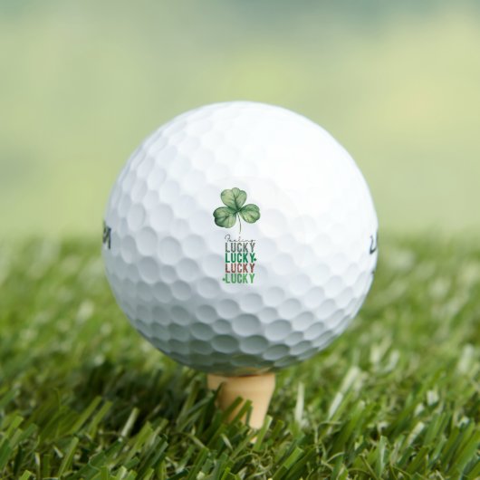 St. Patrick's Day for Golfer gelukszangvallen Golfballen (Insitu Shirt)