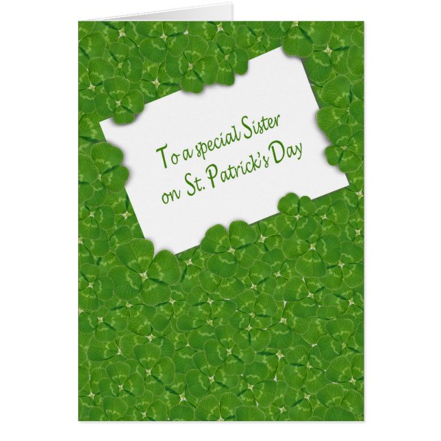 St.Patrick's Day for Sister (Voorkant)