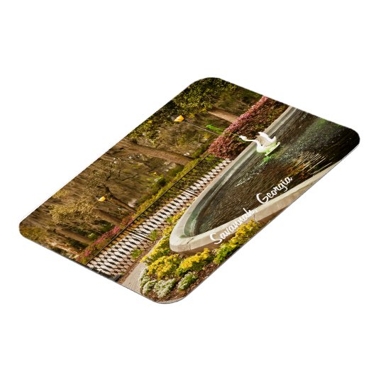 St Patrick's Day - Forsyth Fountain, Savannah, GA Magneet (Linkerzijde)