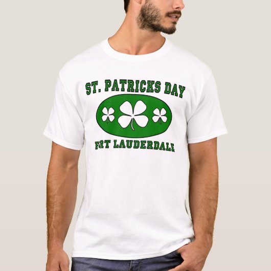 St. Patrick's Day - Fort Lauderdale T-shirt (Voorkant)