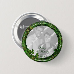 St. Patrick's Day Foto Button