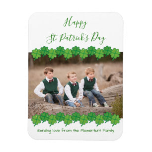 St. Patrick's Day Foto Magnet Magneet