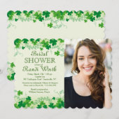 St. Patrick's Day Foto Uitnodiging (Voorkant / Achterkant)