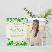 St. Patrick's Day foto-uitnodiging Kaart (Staand voorkant)