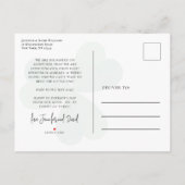 St Patrick's Day Foto Zwangerschap Aankondigingskaart (Achterkant)