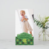 St. Patrick's Day Fotokaart (Staand voorkant)