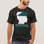 St Patricks Day Four Leaf C Mind Anxiety Disorder T-shirt (Voorkant)
