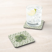  St Patrick's Day Four Leaf Clover  Bier Onderzetter (Rechterzijde)