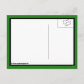 St. Patrick's Day Four Leaf Clover Feestdagenkaart (Achterkant)