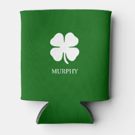 St Patricks Day Four Leaf Clover Green Iers bier Blikjeskoeler