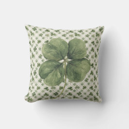  St Patrick's Day Four Leaf Clover  Kussen
