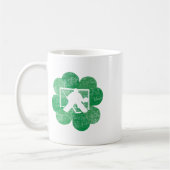 St Patricks Day Four Leaf Clover - Lucky Hockey Go Koffiemok (Links)
