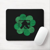 St Patricks Day Four Leaf Clover - Lucky Hockey Go Muismat (Met muis)