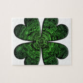 St. Patrick's Day Four Leaf Clover/Shamrock Celtic Legpuzzel (Horizontaal)