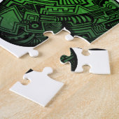 St. Patrick's Day Four Leaf Clover/Shamrock Celtic Legpuzzel (Zijkant)