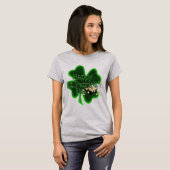 St. Patrick's Day Four Leaf Clover T-shirt (Voorkant volledig)