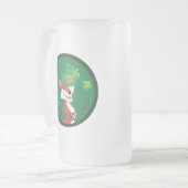 St. Patrick's Day Fox Matglas Bierpul (Voorkant links)