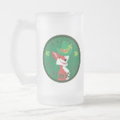 St. Patrick's Day Fox Matglas Bierpul (Links)