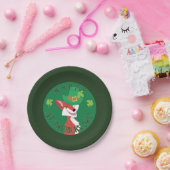 St. Patrick's Day Fox Papieren Bordje (Feest)