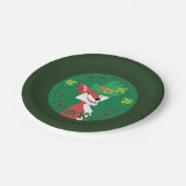St. Patrick's Day Fox Papieren Bordje (Gekanteld)