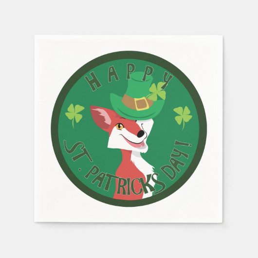 St. Patrick's Day Fox Servet (Voorkant)