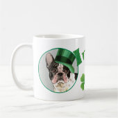 St. Patrick's Day French Bulldog Koffiemok (Links)