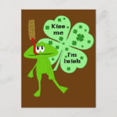St. Patrick's Day Frog Briefkaart (Voorkant)