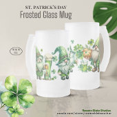 St. Patrick's Day Frosted Glass Mok