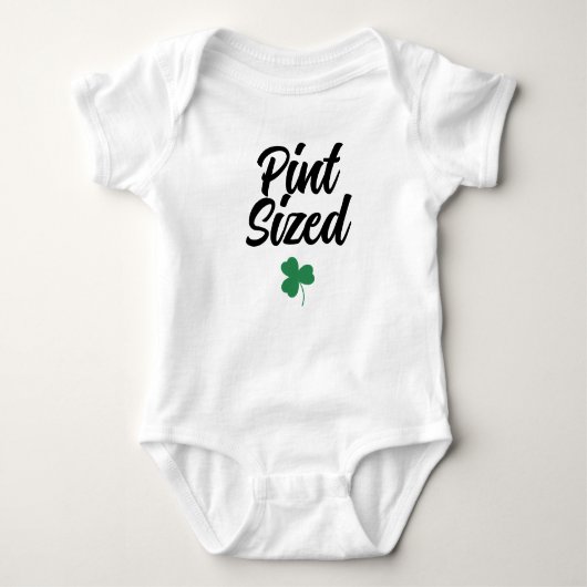 St. Patrick's Day Fun: Pint Sized Romper (Voorkant)