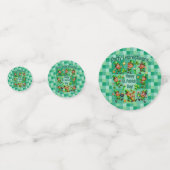 St. Patrick's Day Fun Schattig "Party Leprechauns" Confetti (Achterkanten)