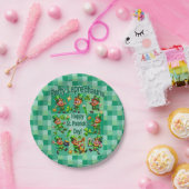 St. Patrick's Day Fun Schattig "Party Leprechauns" Papieren Bordje (Feest)