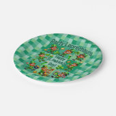 St. Patrick's Day Fun Schattig "Party Leprechauns" Papieren Bordje (Gekanteld)