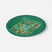 St. Patrick's Day Fun Schattig "Party Leprechauns" Papieren Bordje (Gekanteld)