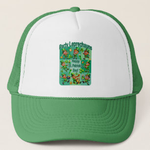 St. Patrick's Day Fun Schattig "Party Leprechauns" Trucker Pet