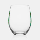 St. Patrick's Day Fun Schattig "Party Leprechauns" Wijnglas Zonder Voet (Links)