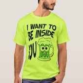 St. Patrick's Day Funny Green Beer T-Shirt (Voorkant)