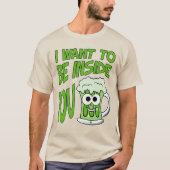 St. Patrick's Day Funny Green Beer T-shirt (Voorkant)