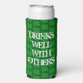 St Patrick's Day Funny Green Seltzer Koelboxxen Blikjeskoeler (Seltzer Voorkant)